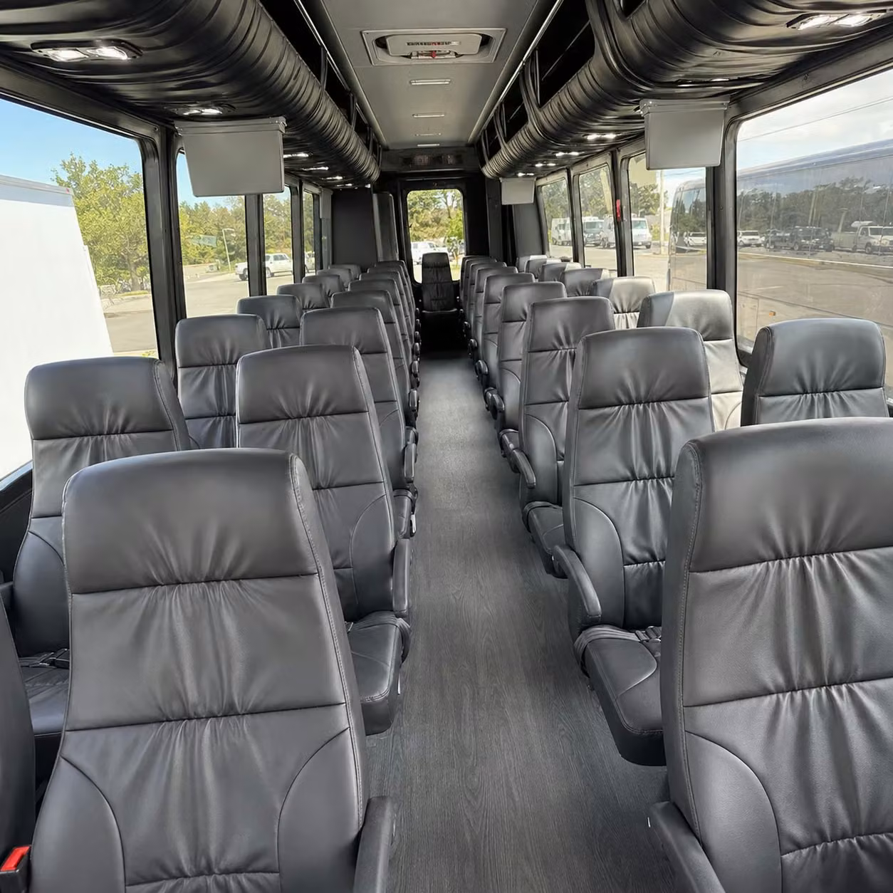 28 passenger minibus interior