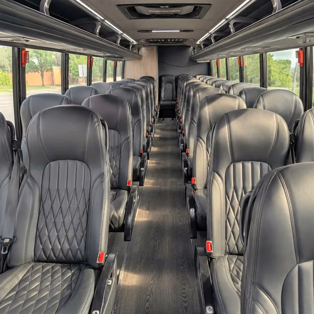 30 passenger minibus inside