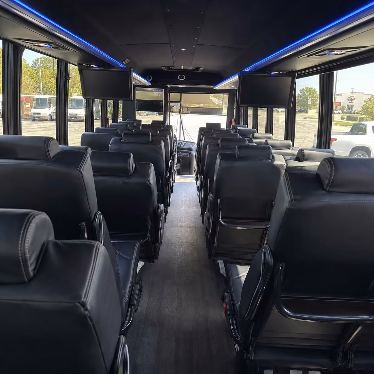 35 passenger minibus inside