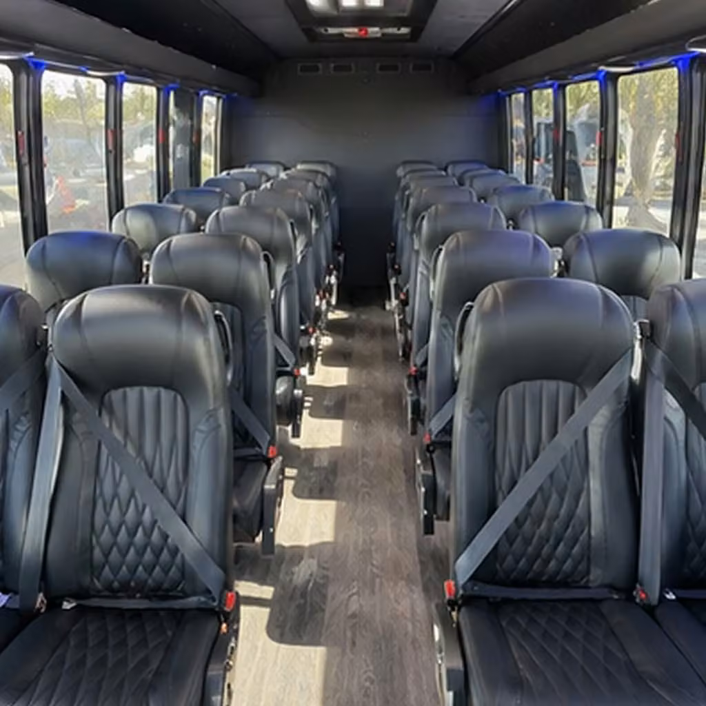 35 passenger minibus interior